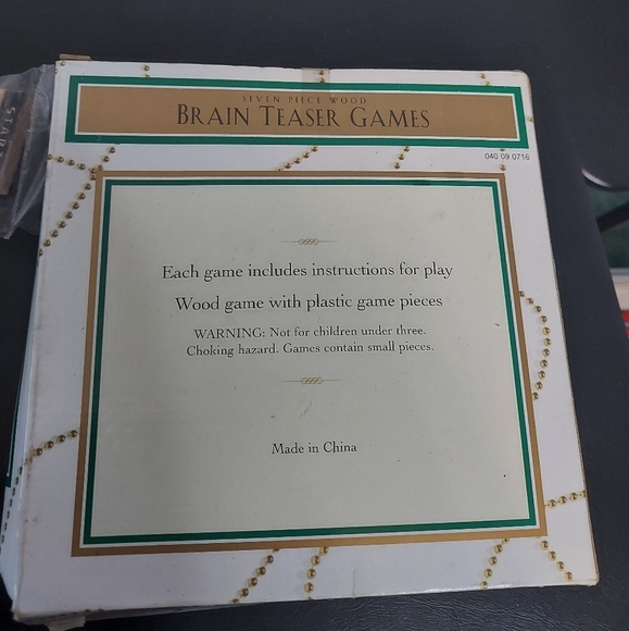 1997 Dayton Hudson Wood Brain Teaser Games - Picture 13 of 14